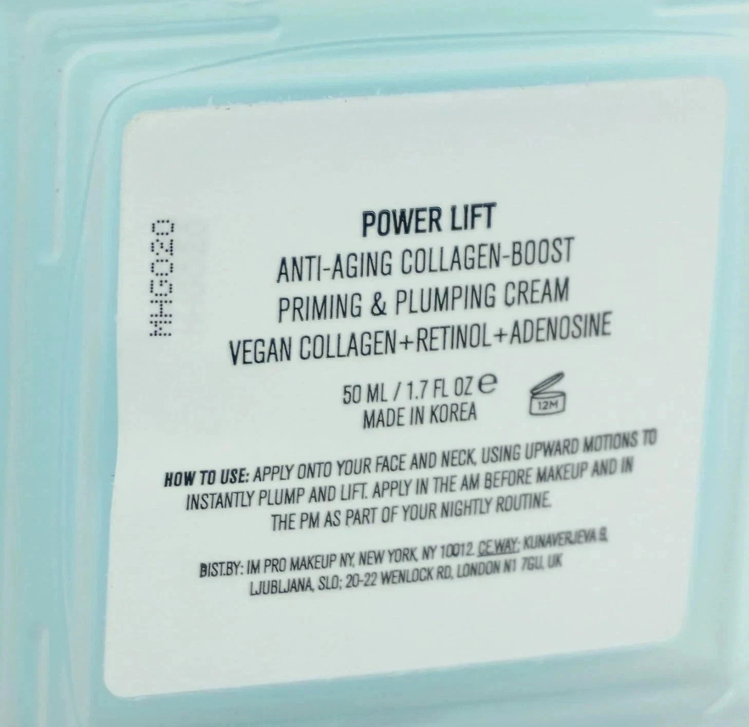 IL MAKIAGE Power Lift Plumping Cream 20ml Anti-Aging Retinol Collagen Face Prime