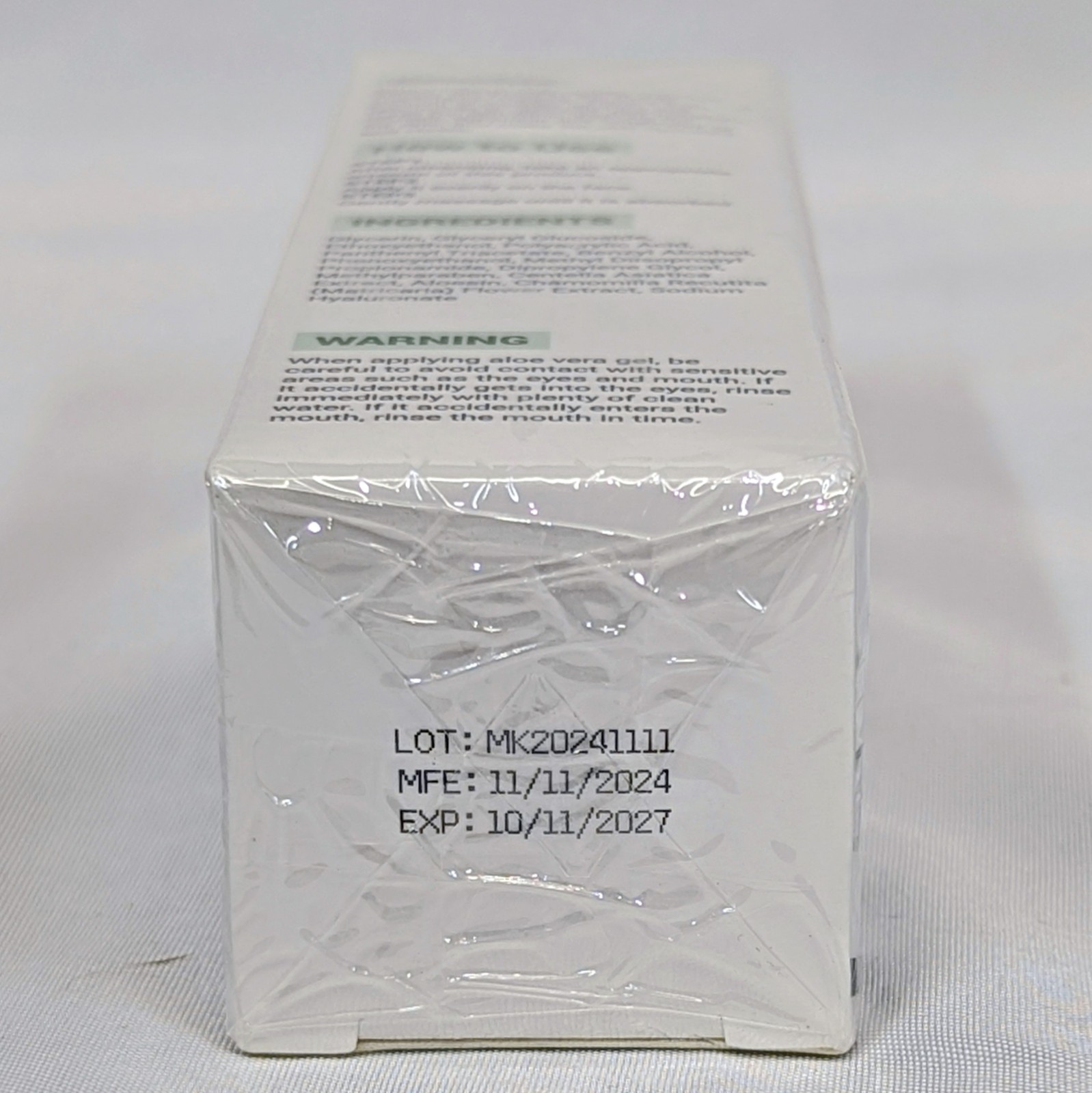 Dimot Centella Asiatica Extract Aloe Vera Gel Hydrating 1.3 fl oz Exp 10/2027