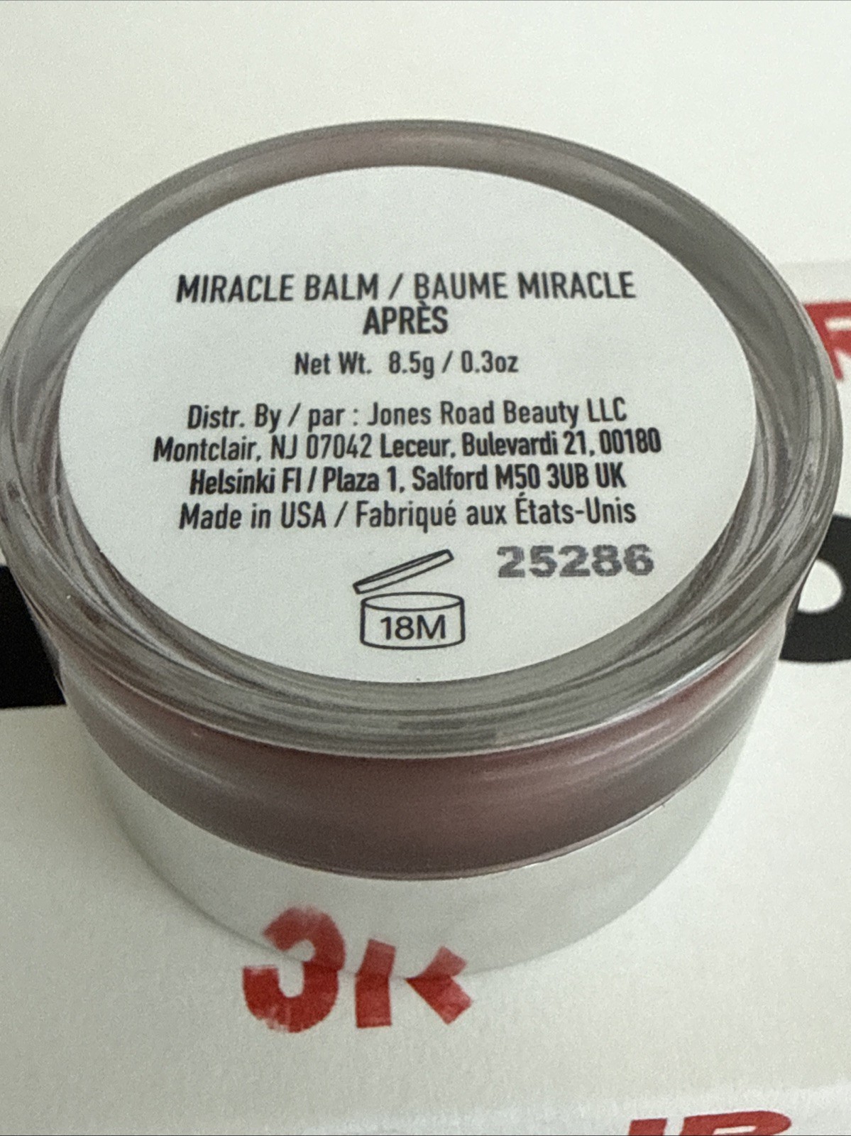 Jones Road Miracle Balm APRES Limited Edition Release Mini Size .3oz