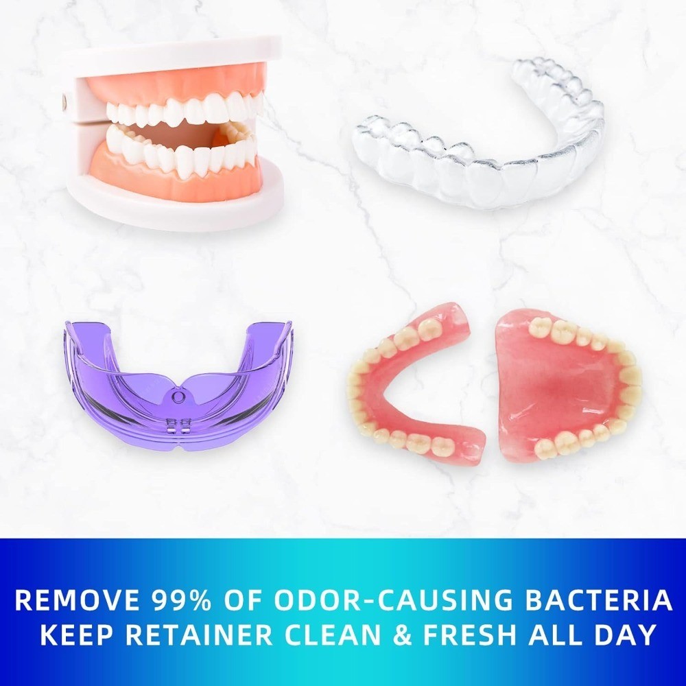 Retainer & Denture Cleaner Tablets – 1 Months Supply (36 pcs) Dental Retainers
