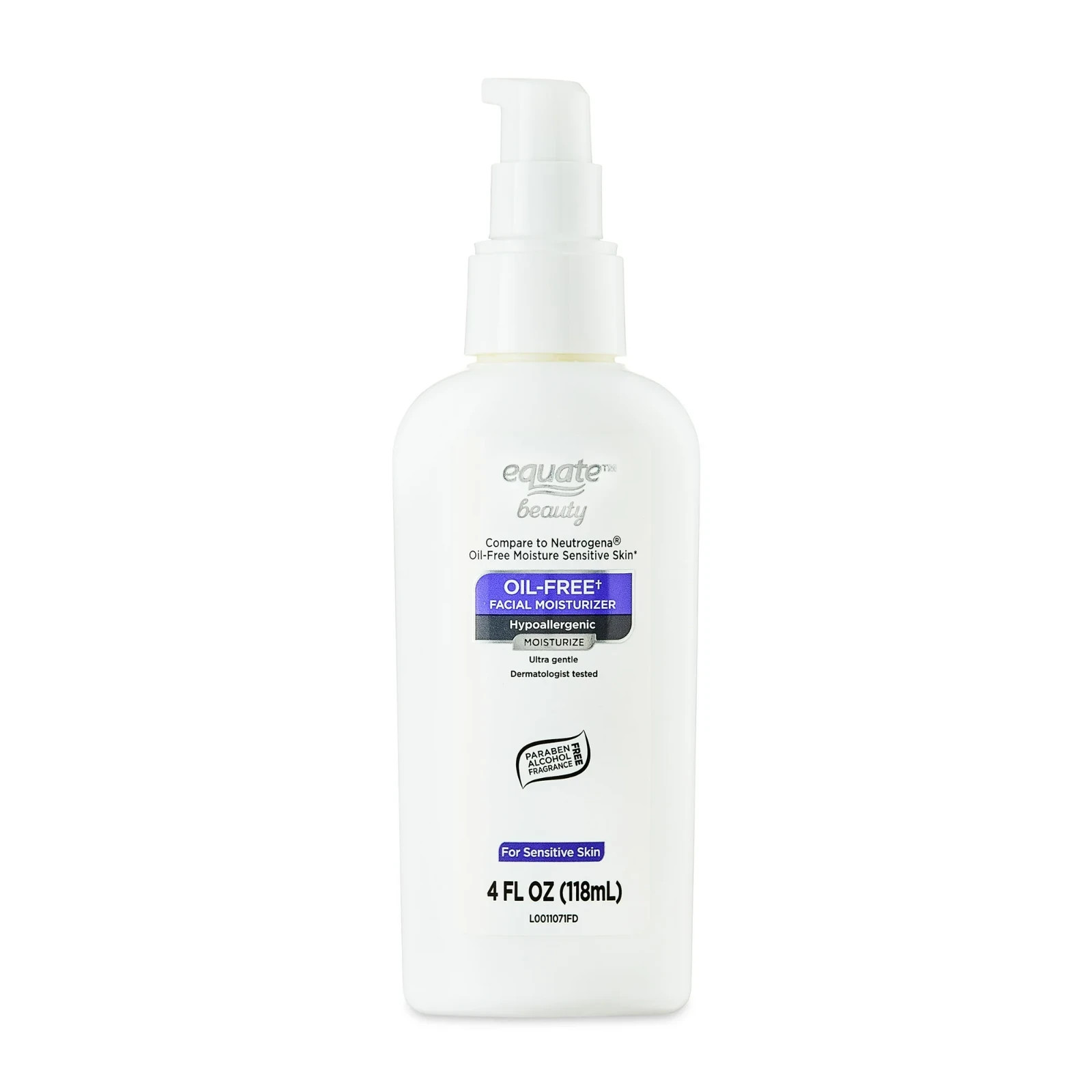 (4 pack)Equate Beauty Oil-Free Facial Moisturizer, 4 fl oz..+