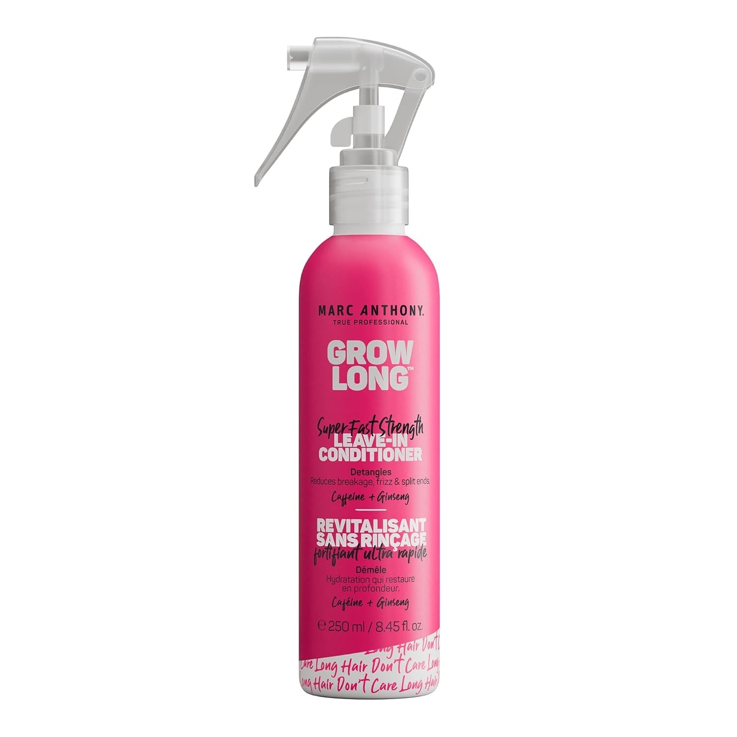 Grow Long Leave-In Conditioner Spray: Hydrating Biotin & Ginseng Formula, 8.4 Oz