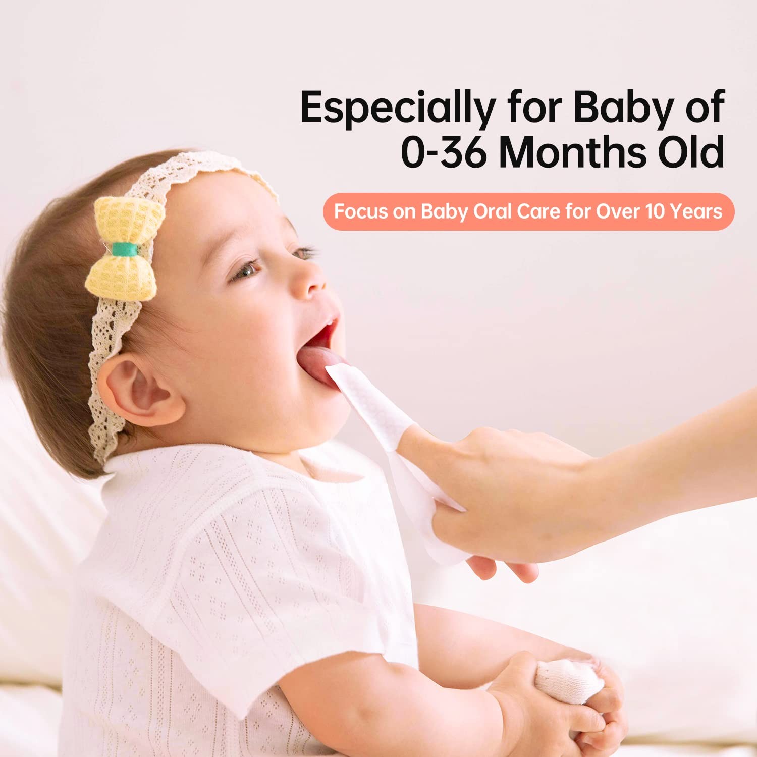 Toddler & Baby Dry Wipes, Premium 0-36 Months Tooth and Gum Wipes, Upgrade To…