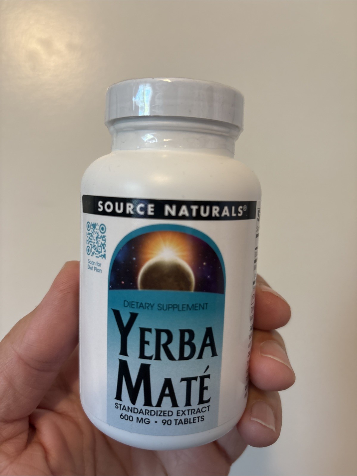 Source Naturals Yerba Mate 600 mg 90 Tabs 12/2029
