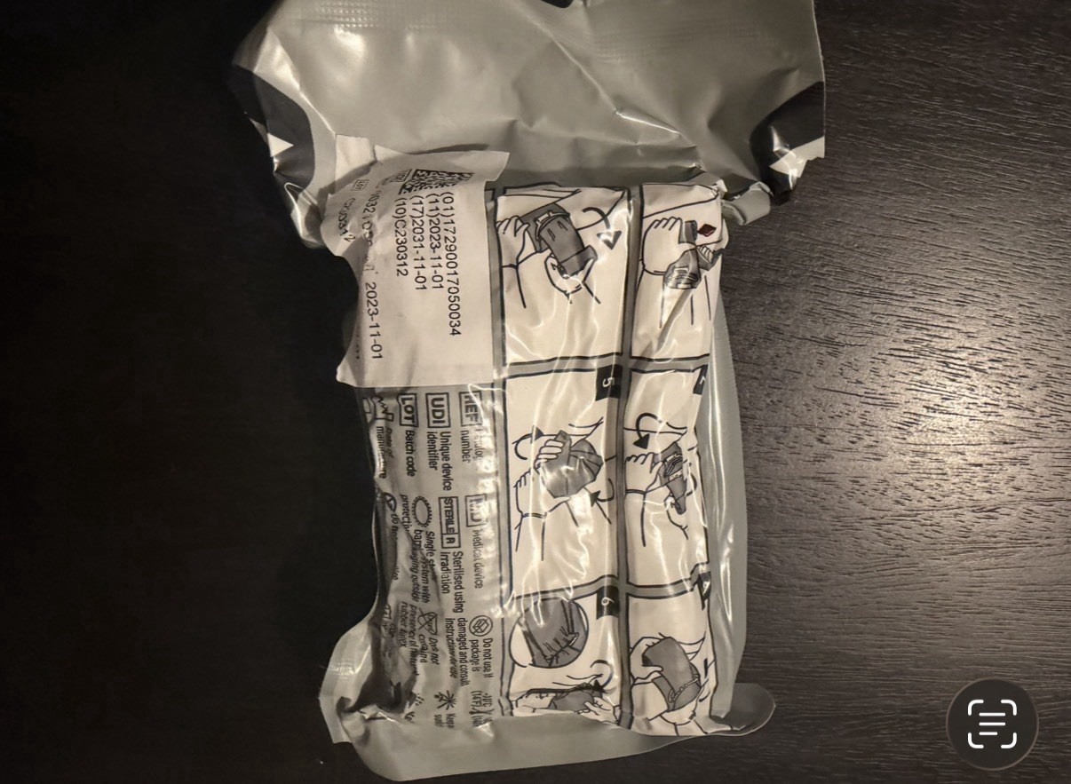 IFAK Trauma First Aid Kit – Tourniquet CELOX Israeli Bandage Chest Seal – NEW