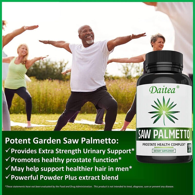 Saw Palmetto 500mg – Premium Prostate Health Support Supplement for Men