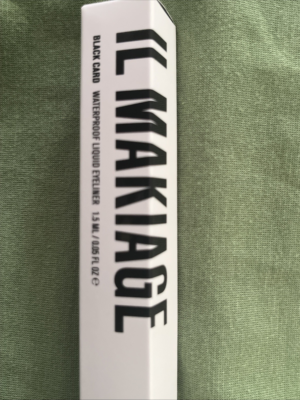 IL MAKIAGE Waterproof Liquid Eyeliner 1.5ml Made in Italy New Box Black Card