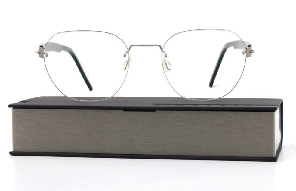 Lindberg Glasses Frame Spirit Titanium 2460 49 GC71 T507 135 Col K24M 10 Rimless