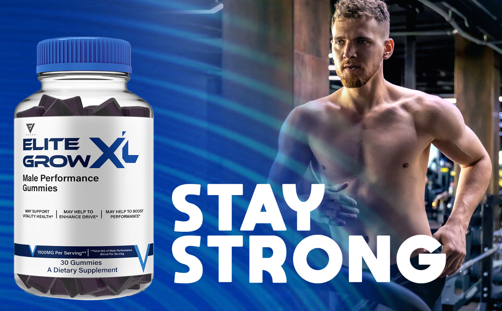 Elite Grow XL Gummies for Men EliteGrow XL Supplement (1 Month Supply)