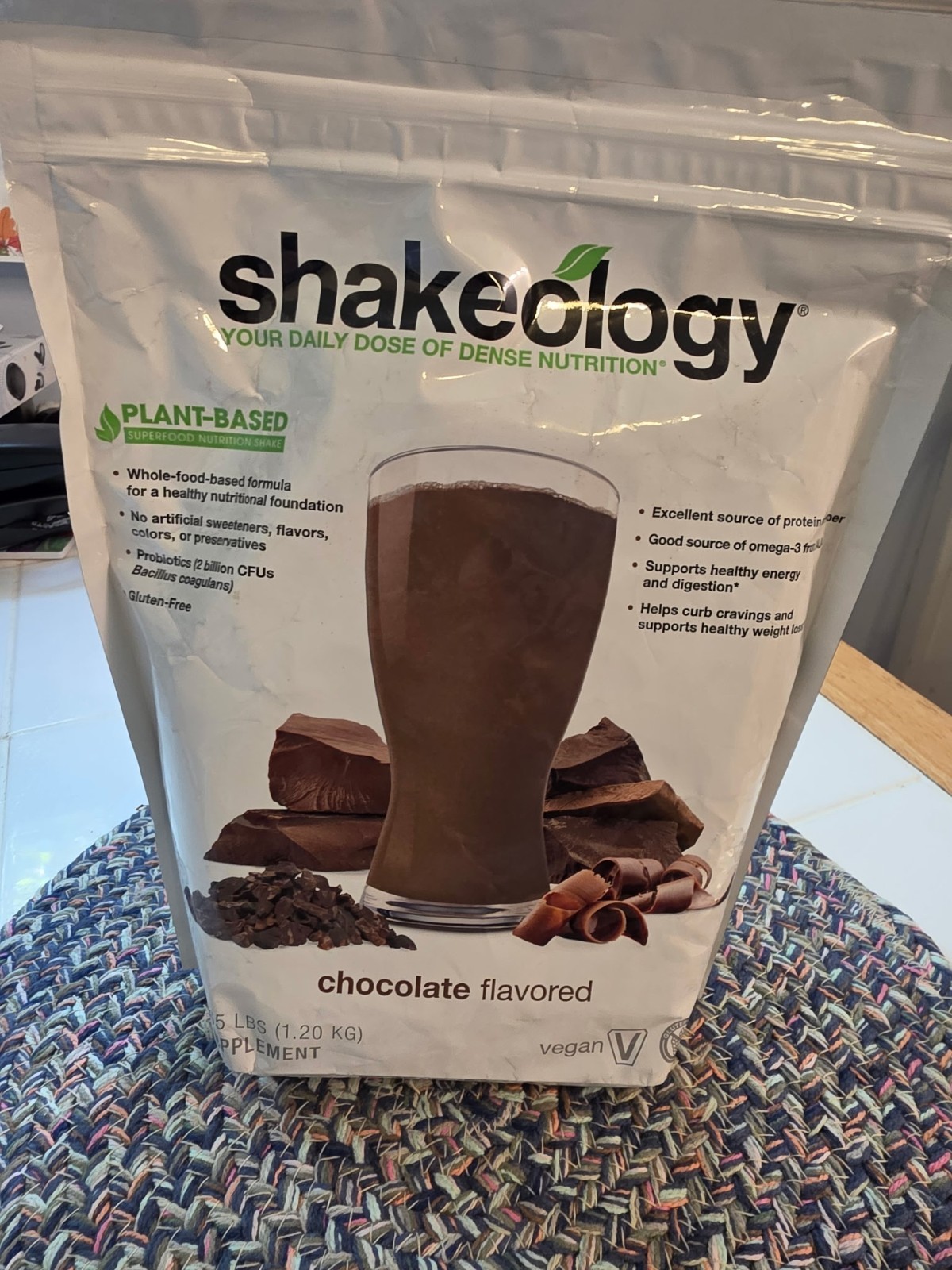Shakelogy Vegan chocolate 1.20 kg Bag BB 01/2027