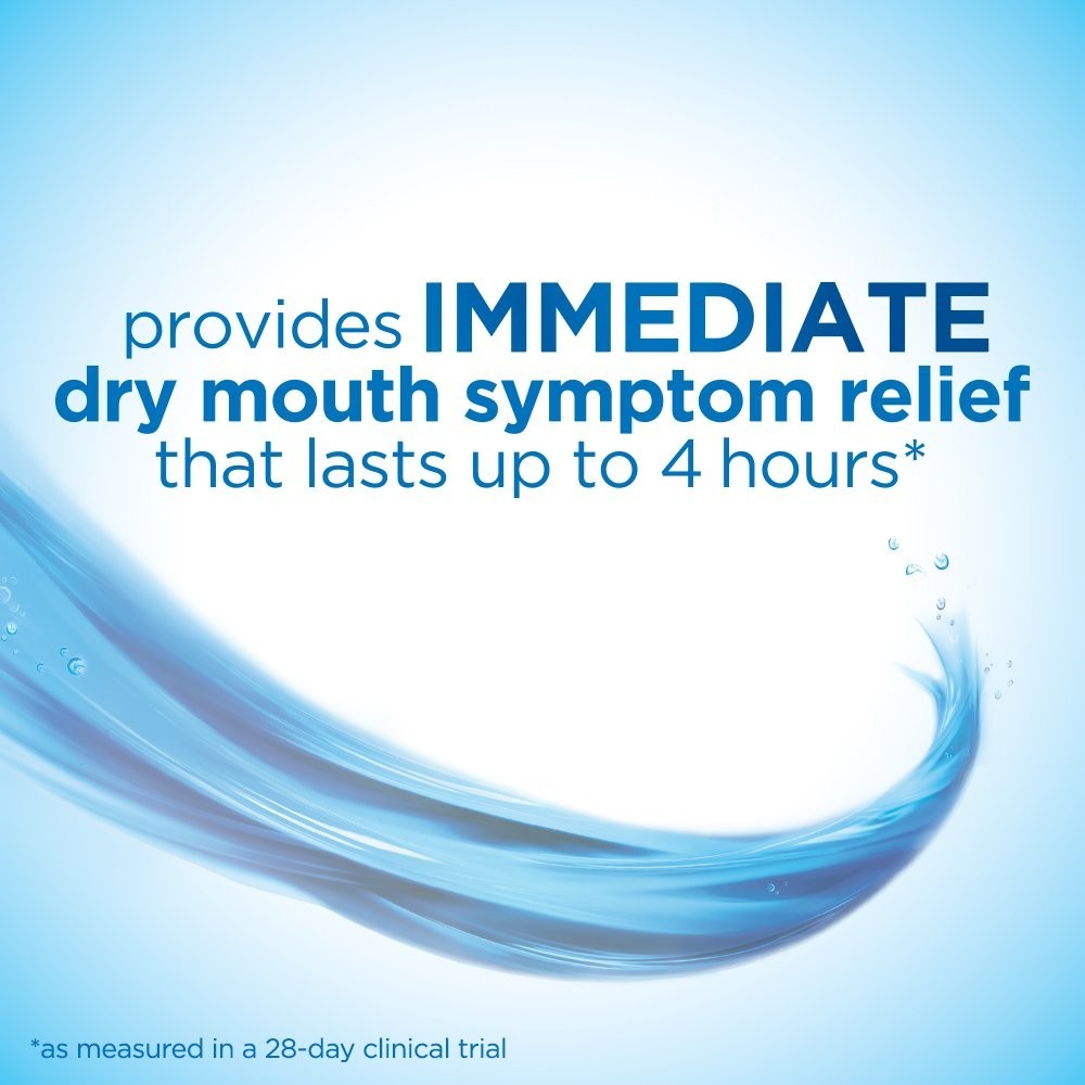 Moisturizing Oral Rinse & Lozenges for Dry Mouth, Alcohol-Free, Mint Flavor, 33.