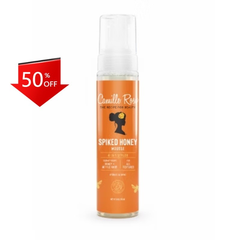 Camille Rose Spiked Honey Mousse 4-in-1 Styler – 8 fl oz
