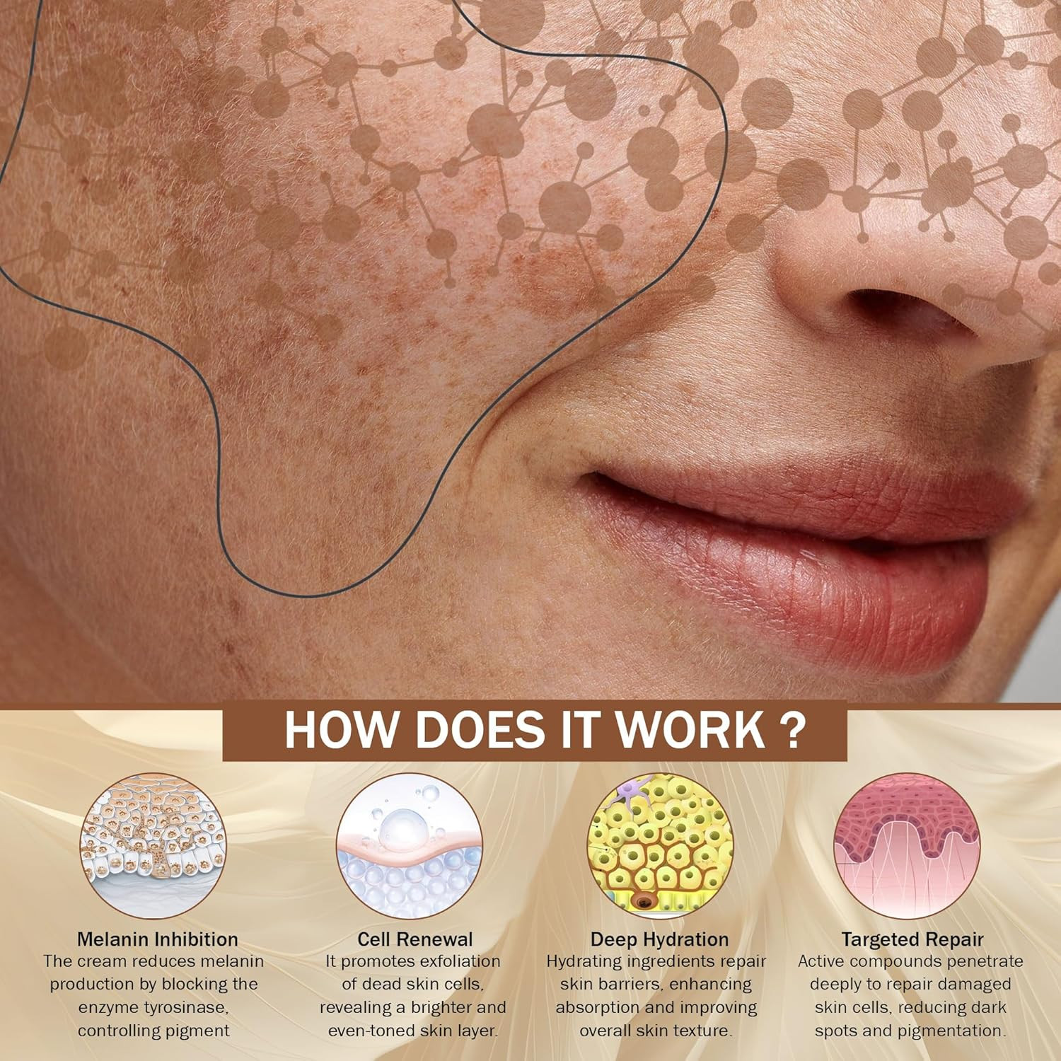 7DAYSNATURAL Anti Pigmentation Face Cream for Women deep cleansing 100 gm