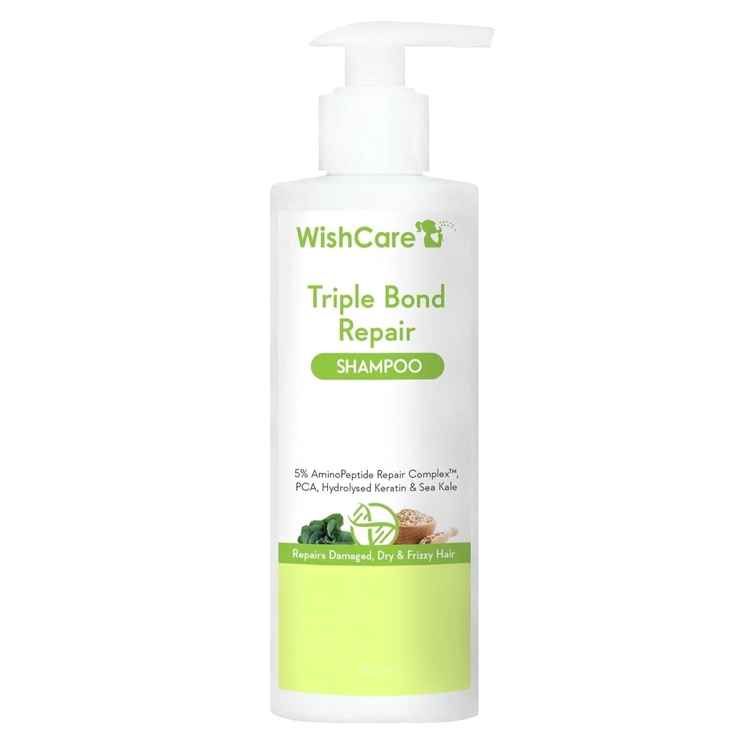 WishCare Triple Bond Repair Shampoo for Dry & Frizzy Hair 250ml