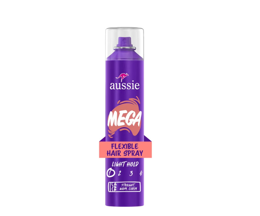 Aussie MEGA Hairspray Flexible Hold 10oz ( 3 pack ) orange