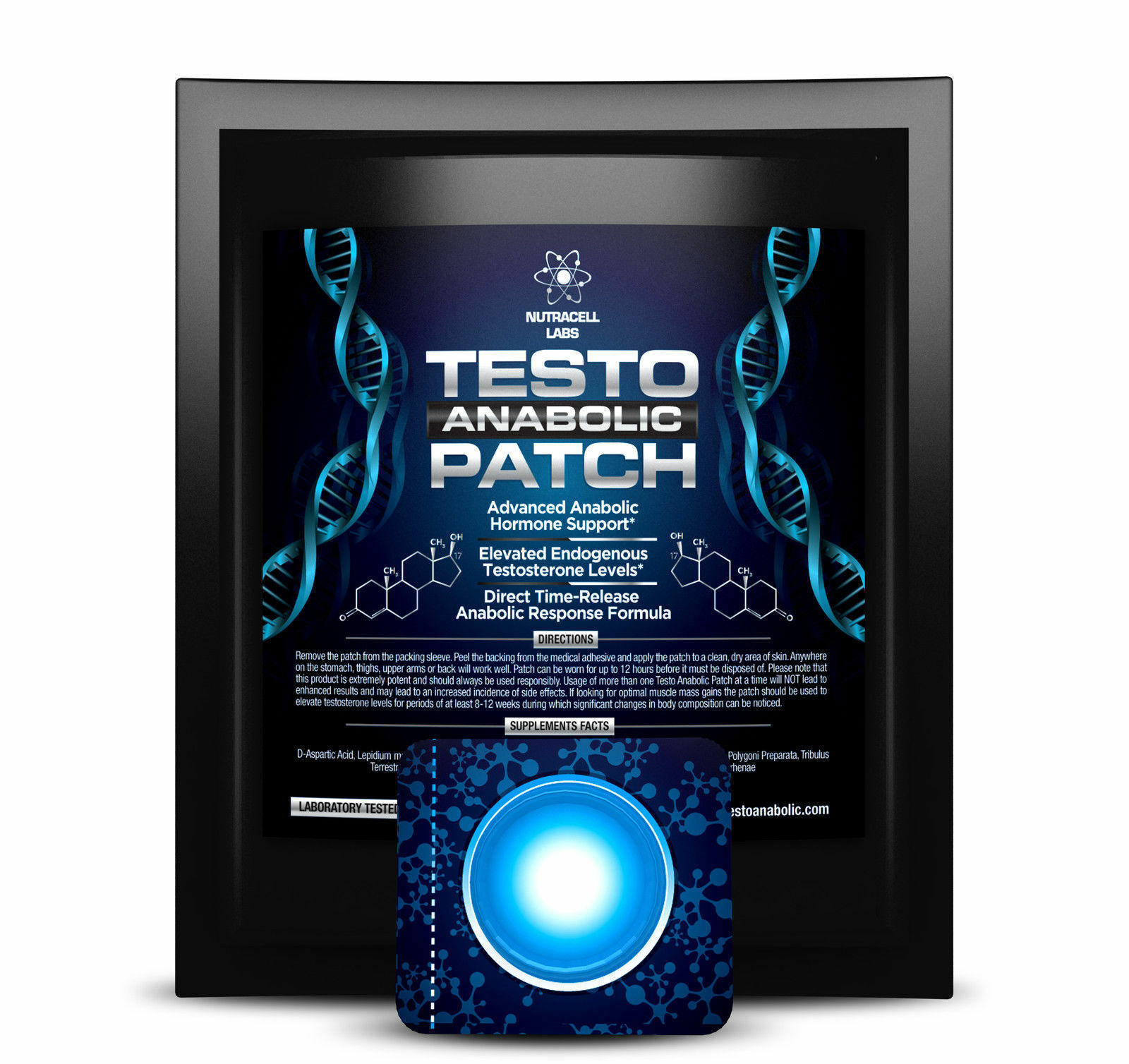 ADHESIVE TESTOSTERONE BOOSTER Enhance Energy Muscle (PATCHVS.CAPSULES)