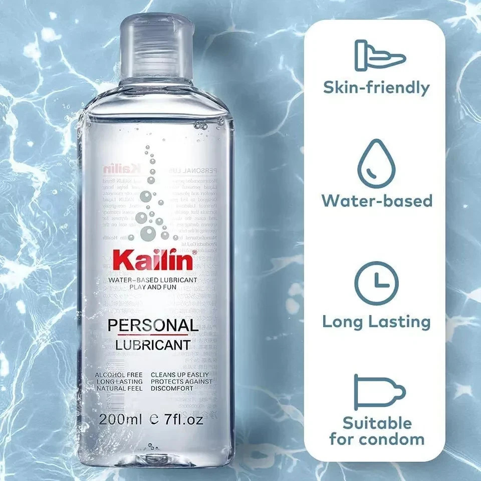 Lube Personal Sex Lubricant Water-Based Long Lasting Women/Men Adult Easy Clean~