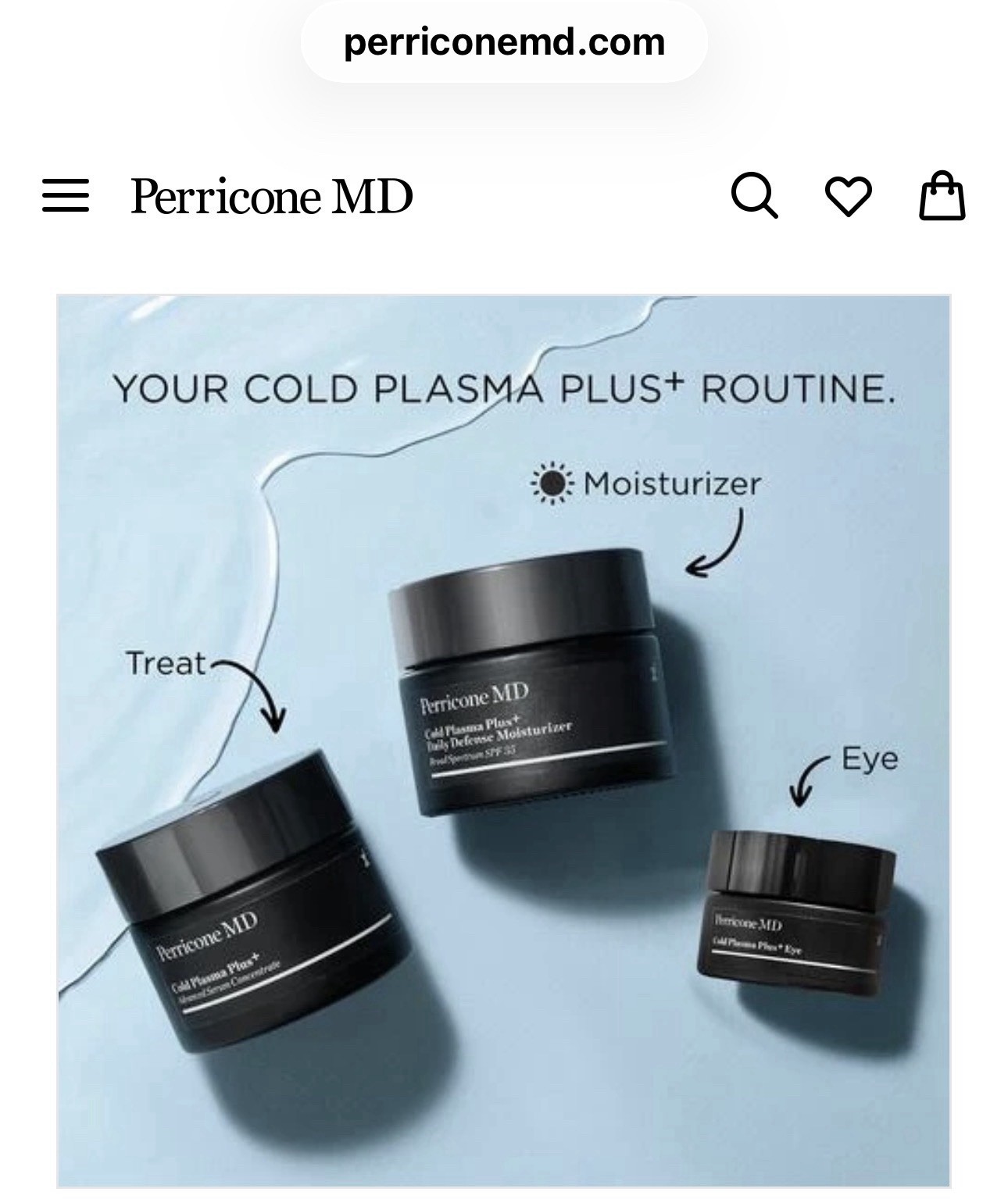 Perricone MD Cold Plasma Plus+ Advanced Eye Cream for Eye 0.5 fl oz