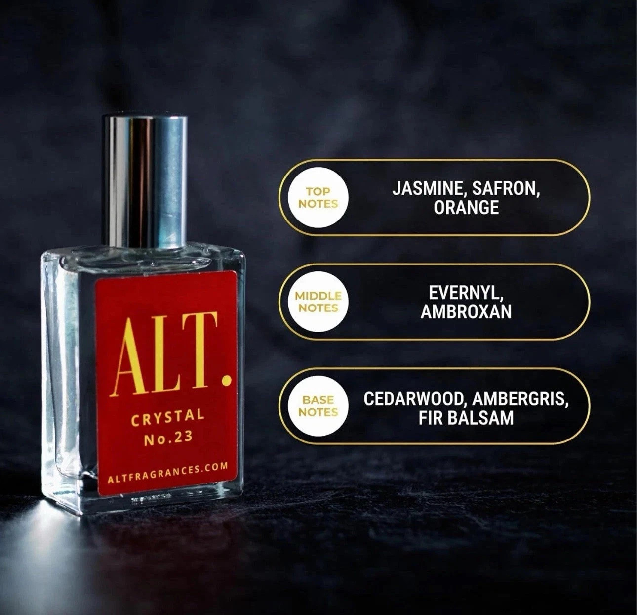 ALT Fragrances – Crystal No. 23 Extrait de Parfum 2oz/60ml Unisex Perfume NEW