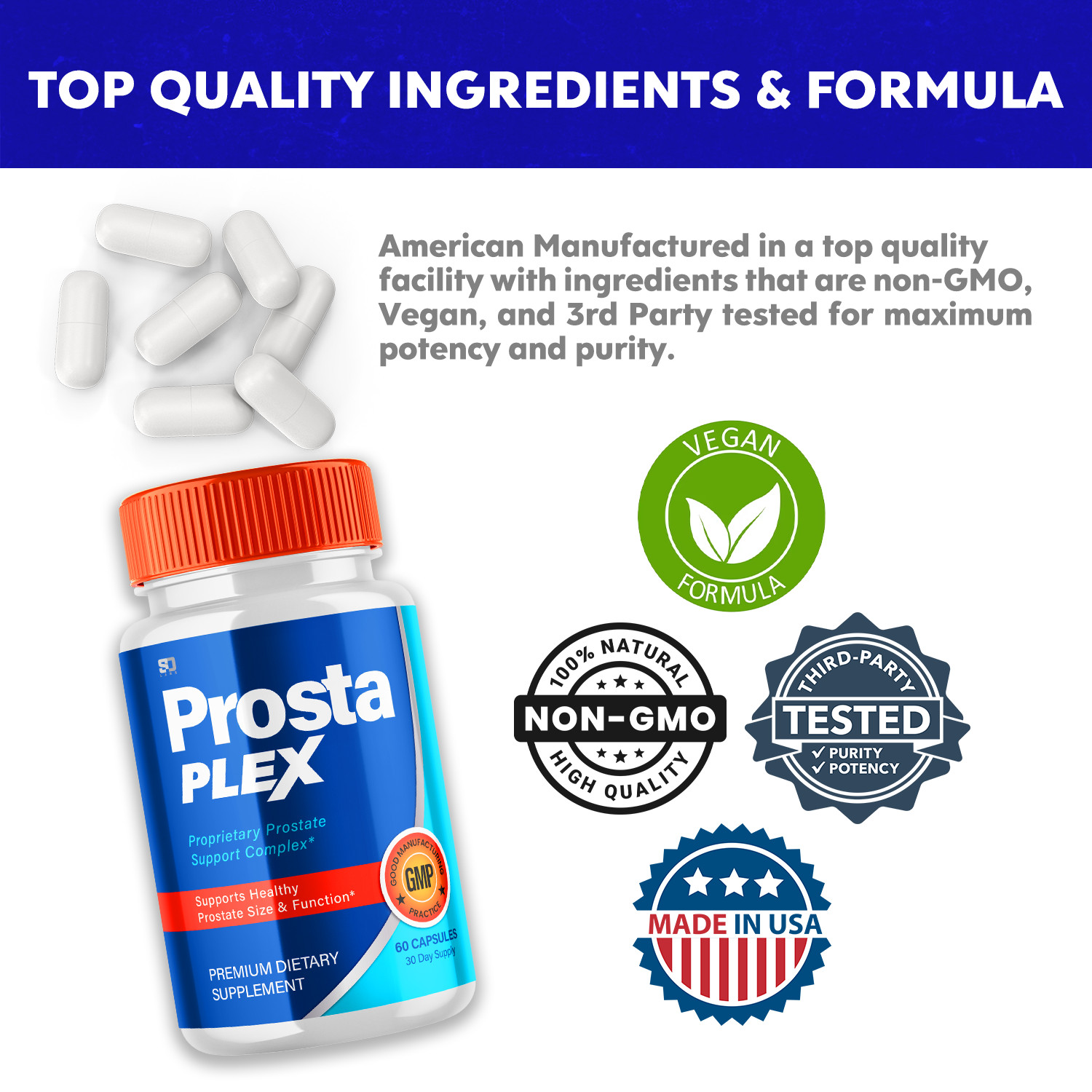 Prosta Plex Support Complex Supports Prostate Health (3 Pack)