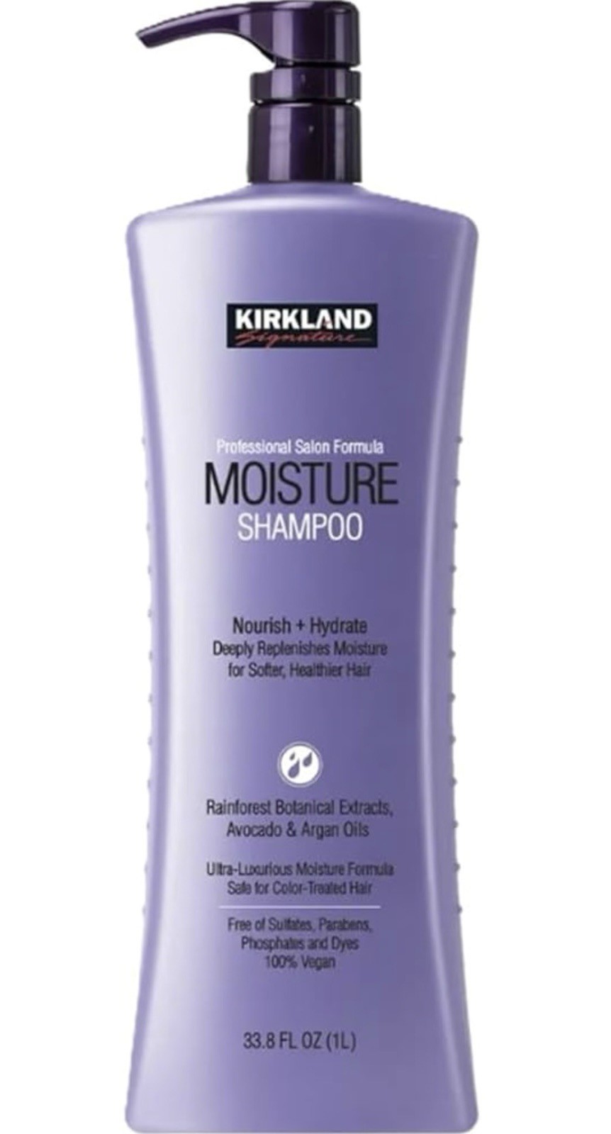 Kirkland Signature Moisture Nourish+Hydrate Shampoo 33.8 Fl Oz