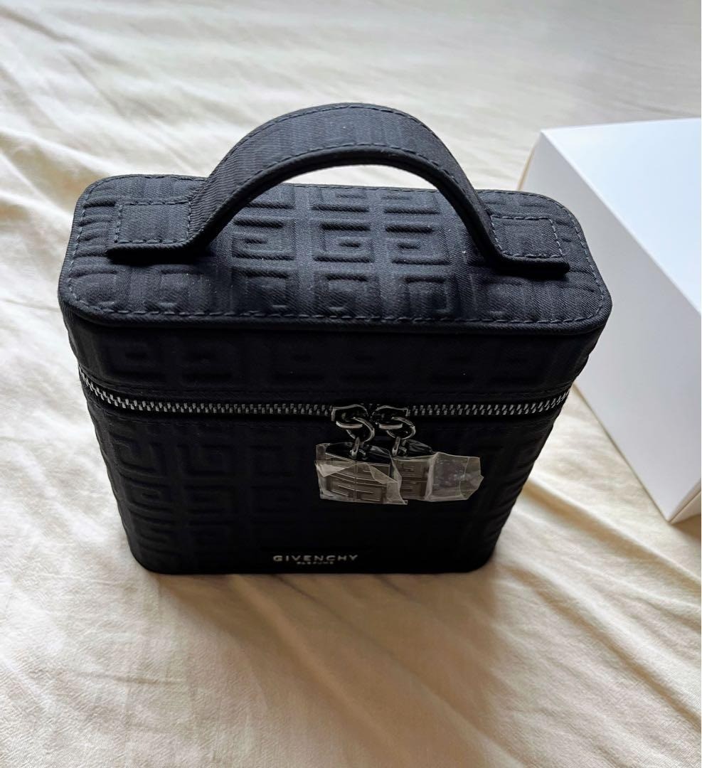 GIVENCHY Novelty Vanity Bag Black Mini 13cm x 14cm x 6cm
