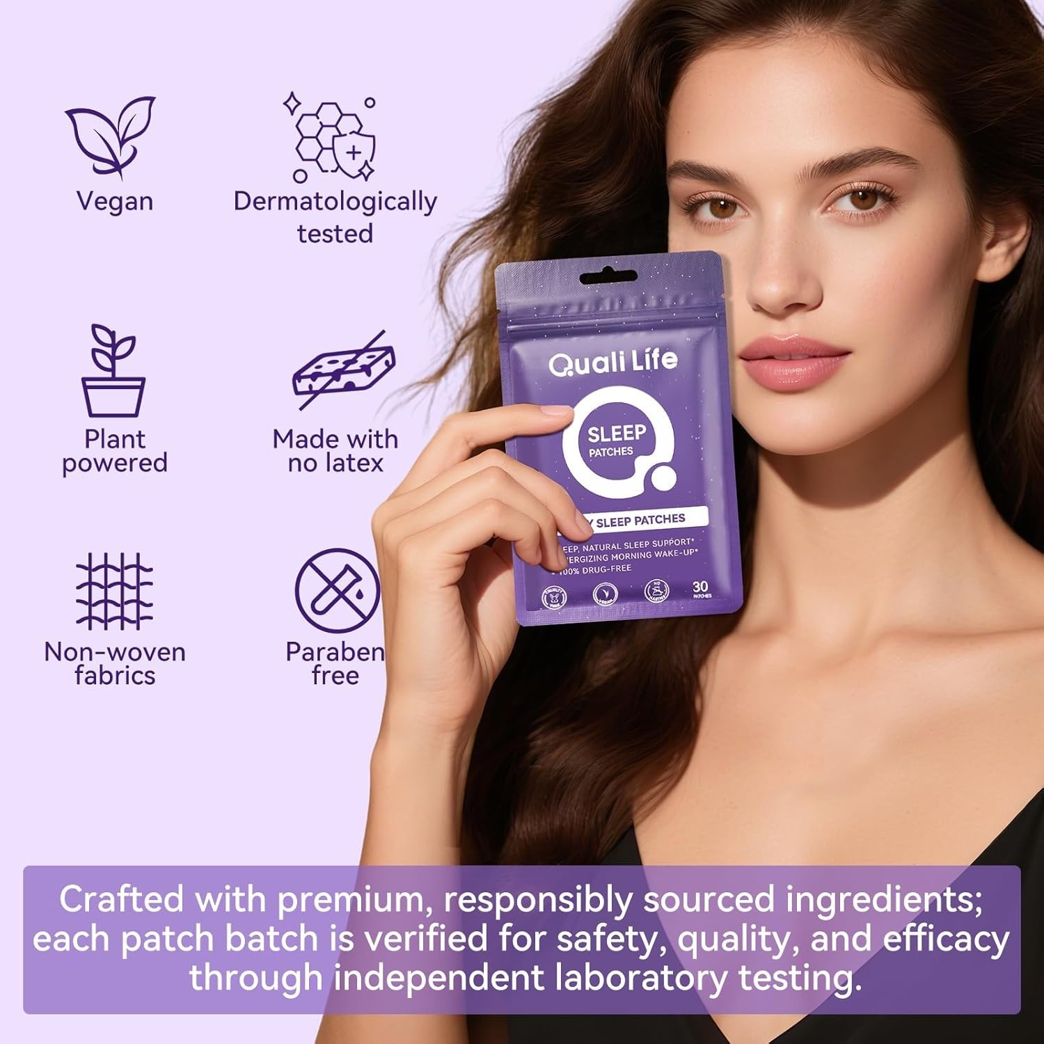 Sleep Patches for Adults Extra Strength, Long-Lasting Night with Natural 30Patch