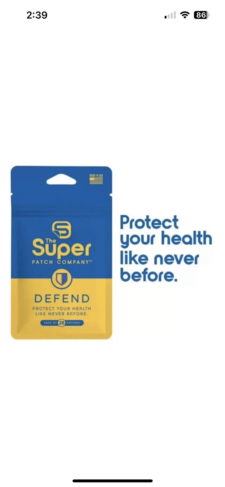 The Super Patch Company:The Liberty & Defend Super Patch Pack of 30 Patches Each