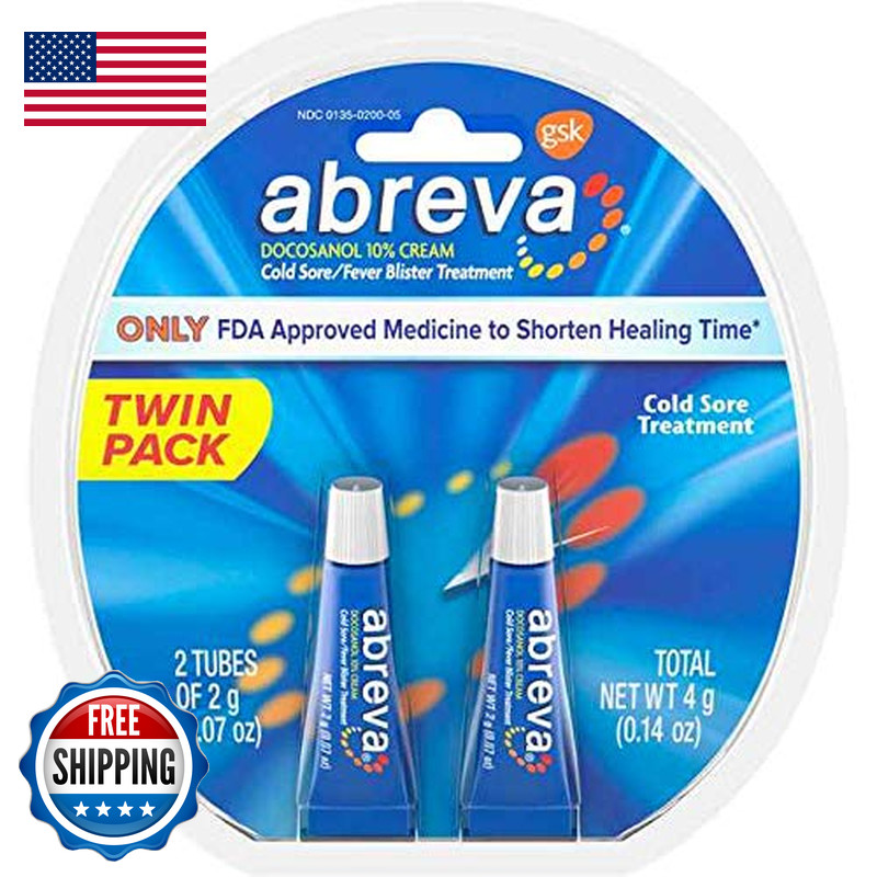 Abreva 10 Percent Docosanol Cold Sore Treatment Treats Your Fever Blister In