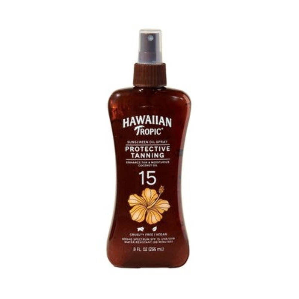 Hawaiian Tropic Tanning Oil Pump Spray SPF 15 8 fl oz – Imperfect Container
