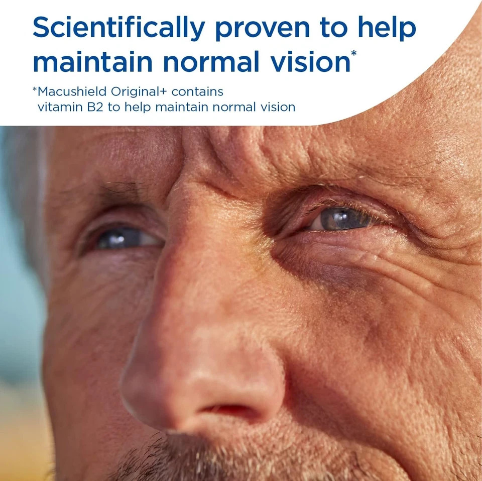 MacuShield Original Plus 90 Count Vision Support & Vitamin B2 Bundle – PACK OF 3