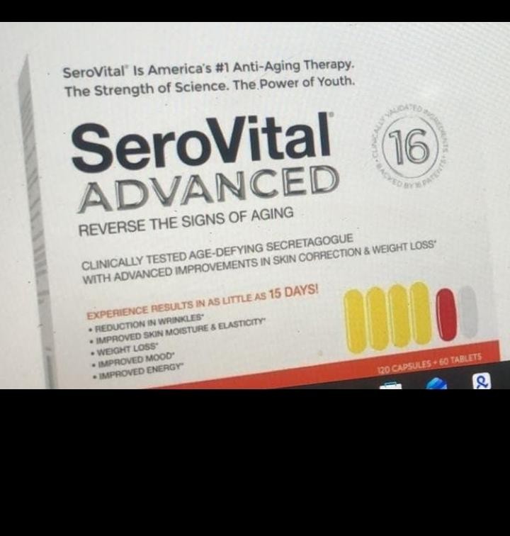 SeroVital Advanced 120 Capsules +60 Tablets 30 Day Dietary Supplement New