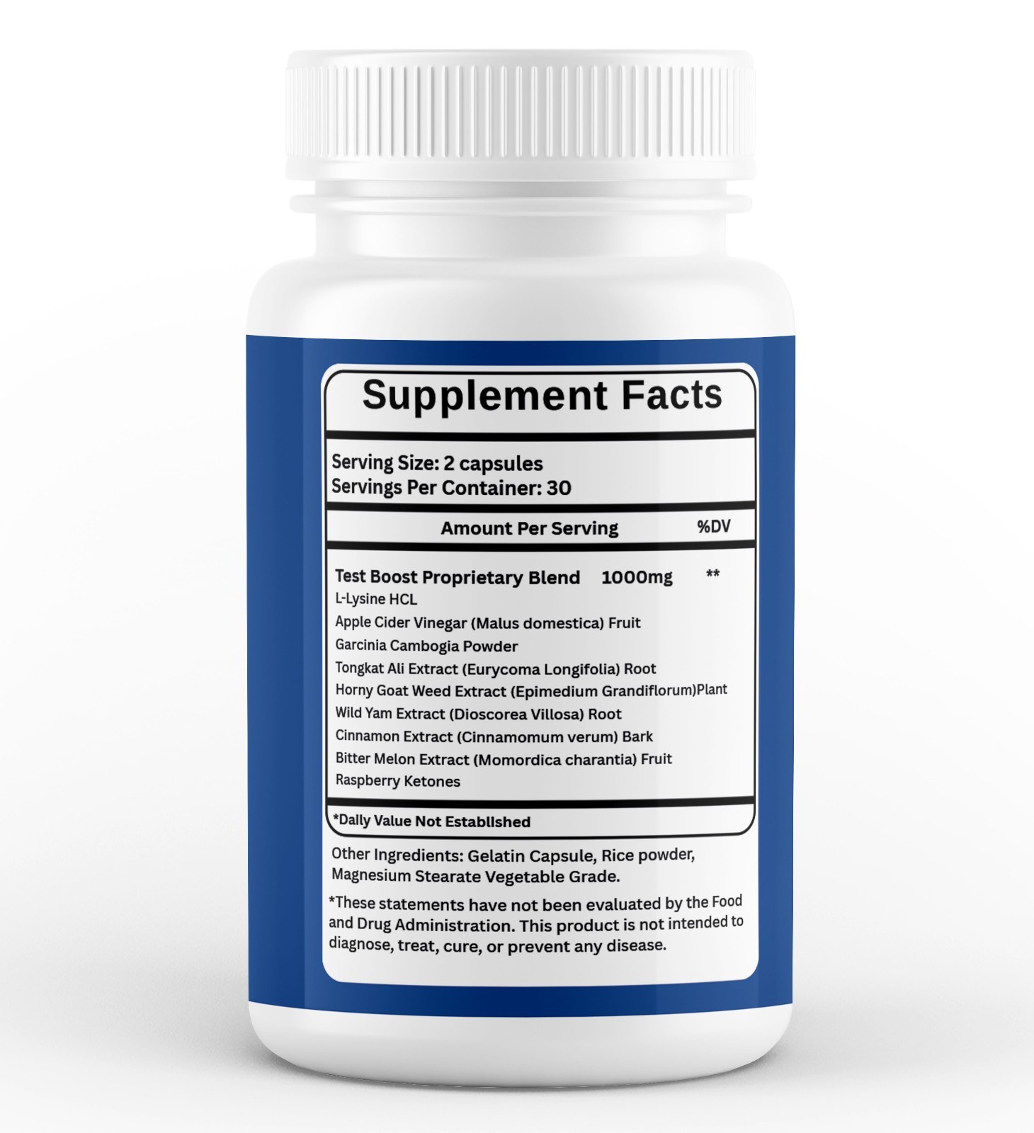 (5 Pack) Erexiva Capsules, Potent Formula Male Supplement for Health & Vitality
