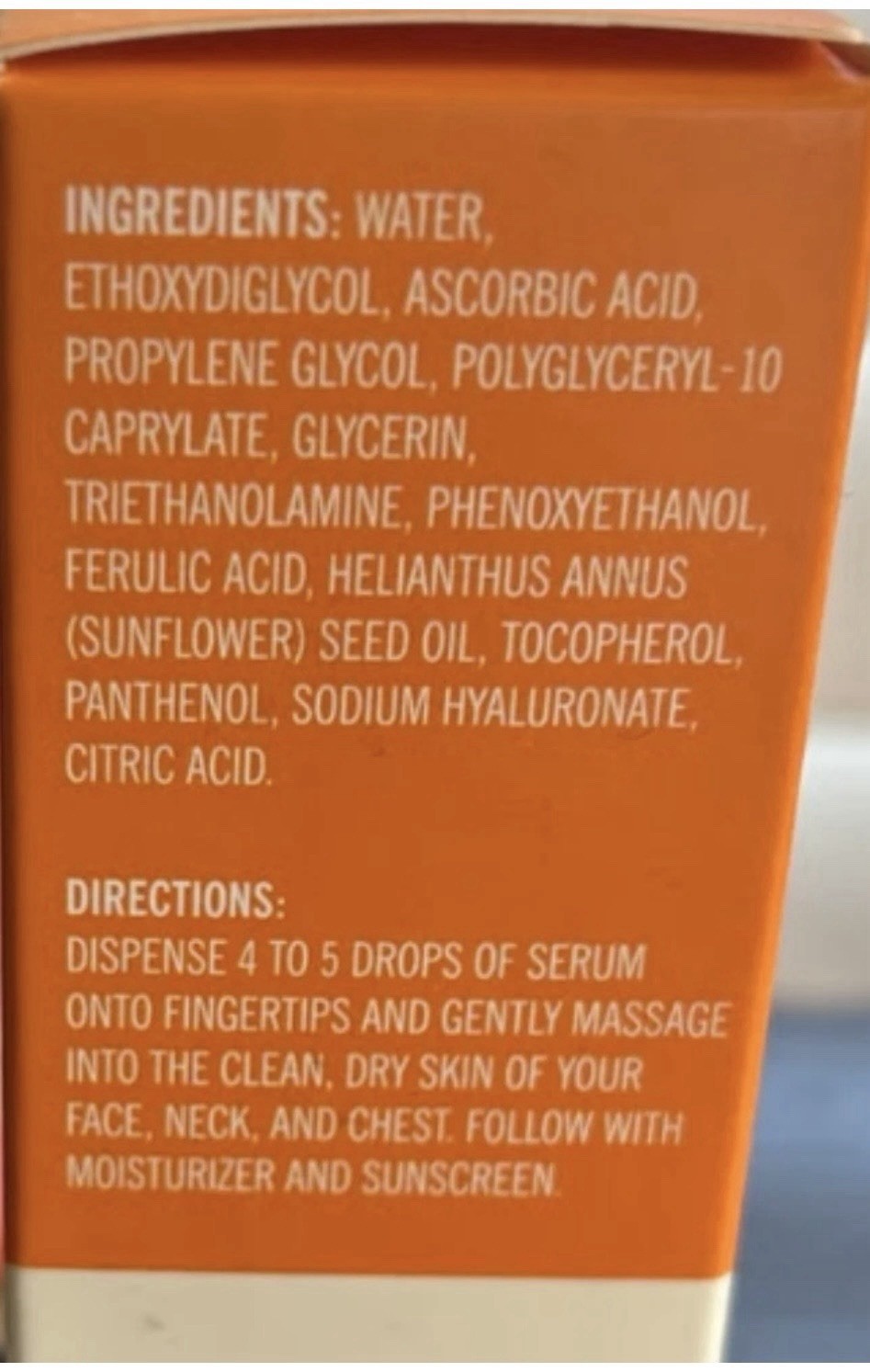 Trader Joe’s Dermatologist Formulated Vitamin C Serum 1 fl oz Face/Neck/Chest