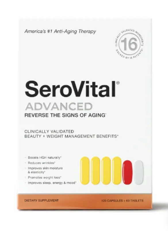 SeroVital Advanced Dietary Supplement 120 Capsules 60 Tablets