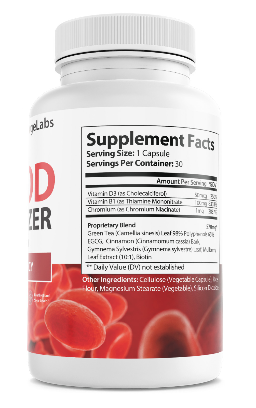 ForgeLabs Blood Stabilizer Forge Labs with Biotin Dietary Supplement 30 Capsules