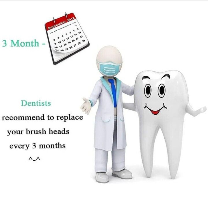 20PCS Precision Electric Toothbrush Replacement Fit For Oral B Braun Brush Heads