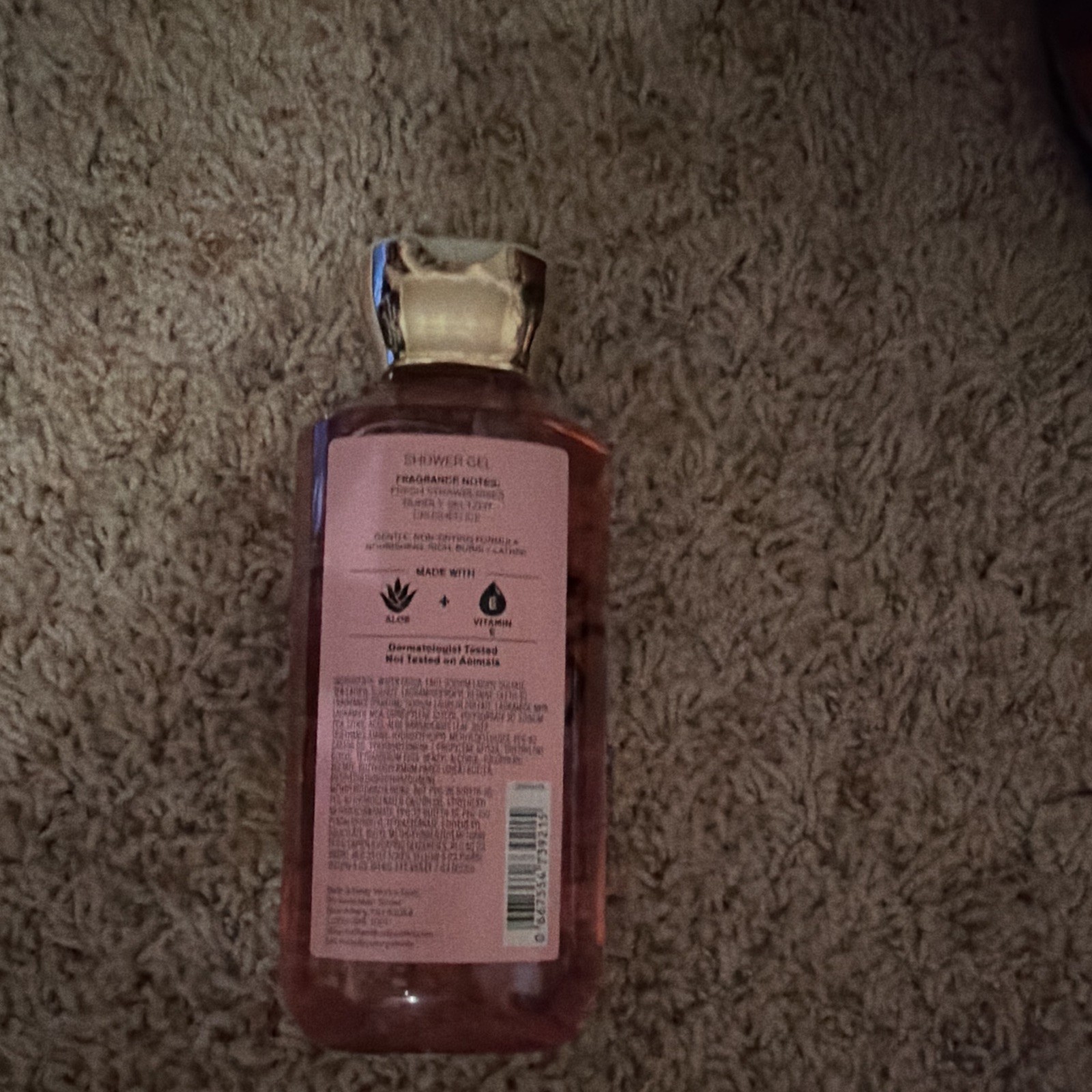 Bath & Body Works Strawberry Soda Shower Gel 10 fl oz, Aloe + Vitamin E