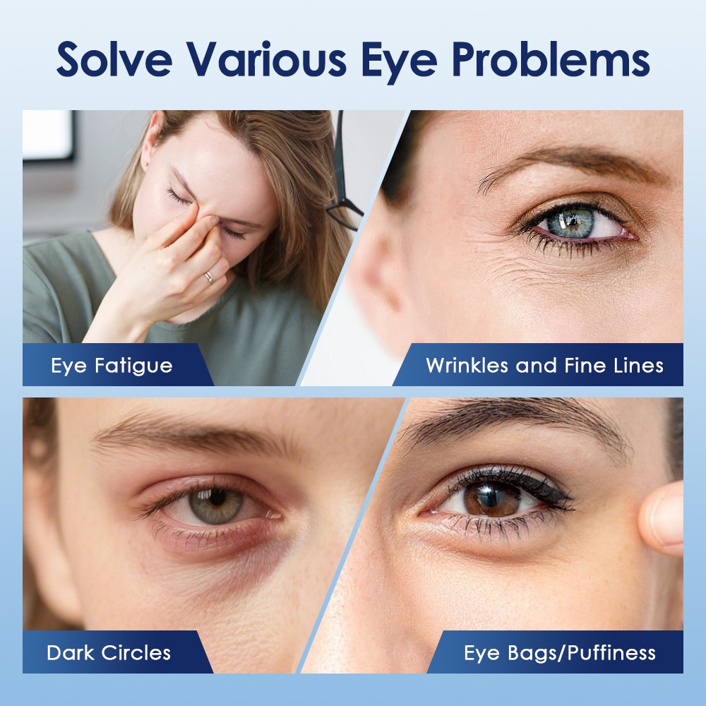 3Pack Firming Eye Serum for Rapid Reduces Under-Eye Bags, Wrinkles, Dark Circles