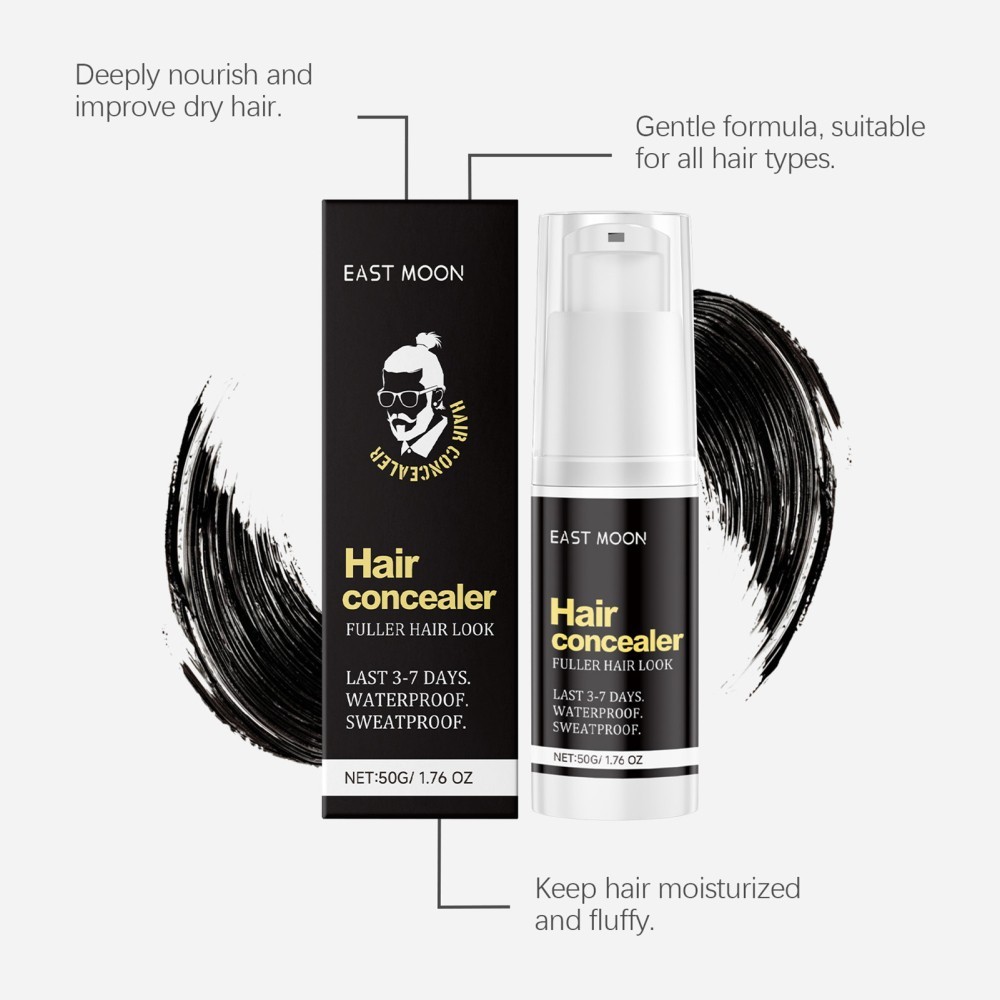 1~5x Hairfillup Hair Concealer Black 50g Enhance Hairline Powder For Women Men