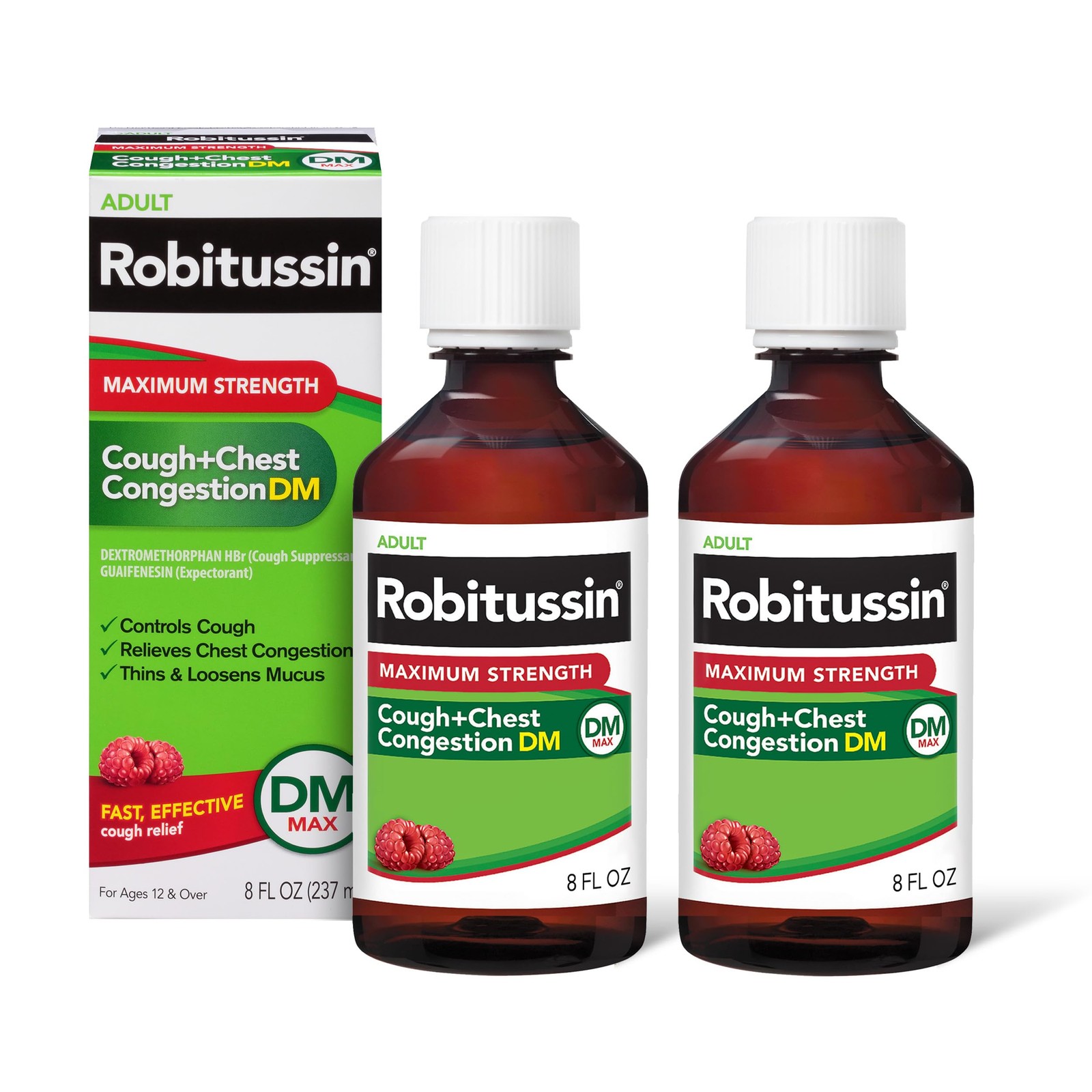Robitussin Adult Maximum Strength Cough Plus Chest Congestion Dm Max Cough