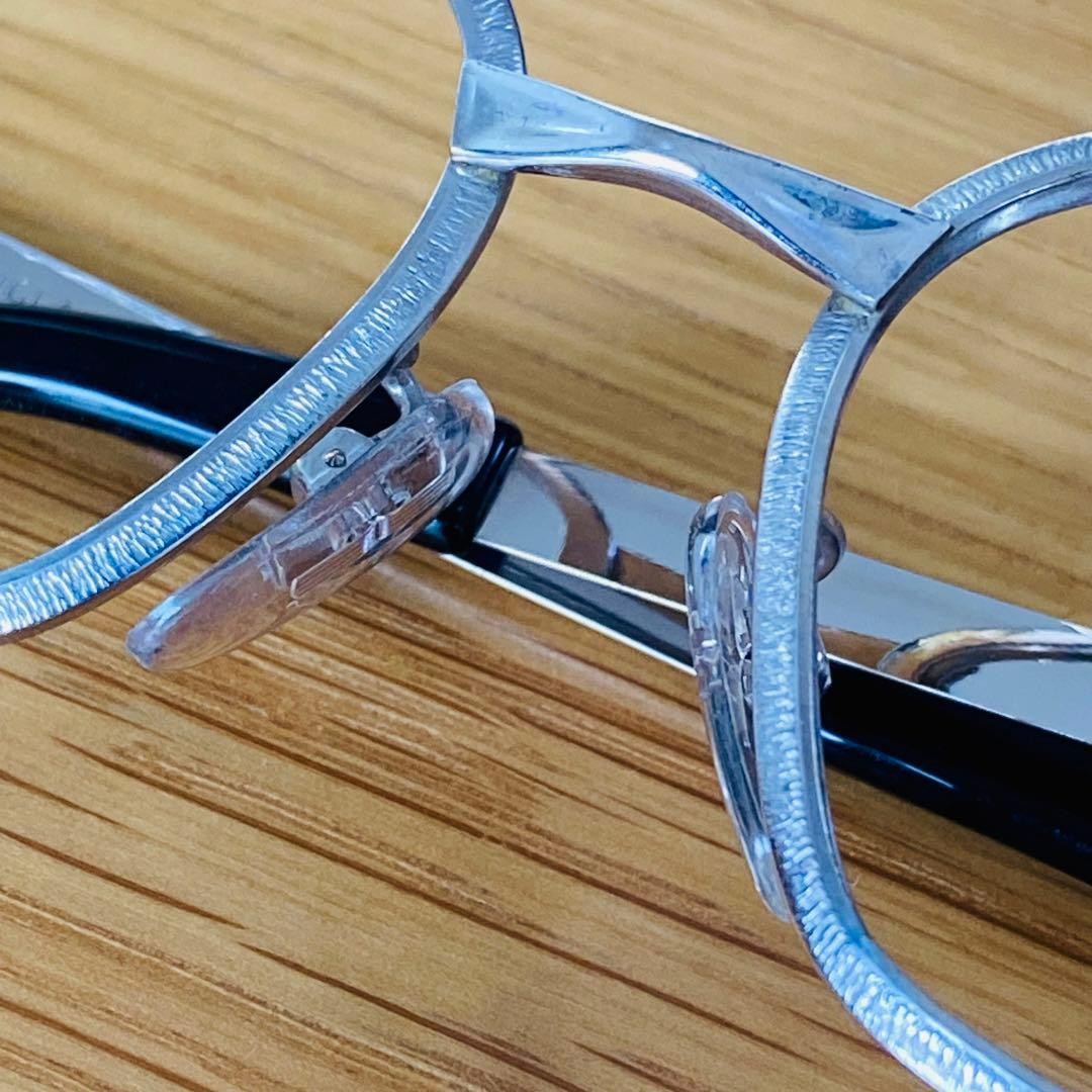 American Optical 207-2 Silver Eyeglasses 52□16-135 Made in United Kingdom