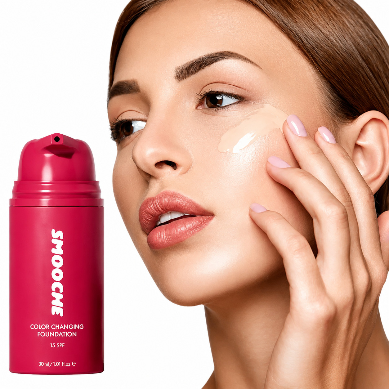 Smooche Foundation Korean, Smooche Color Changing Foundation, For All Skin Types