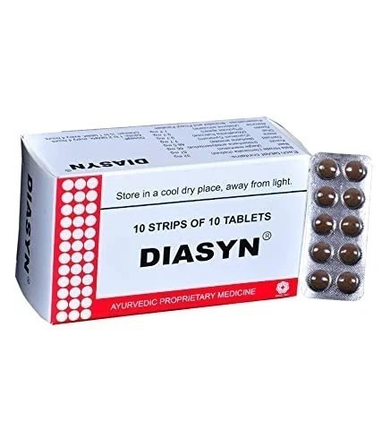 J & J DeChane Diasyn 10×10 Tabs For Diarrhea & Dysentery