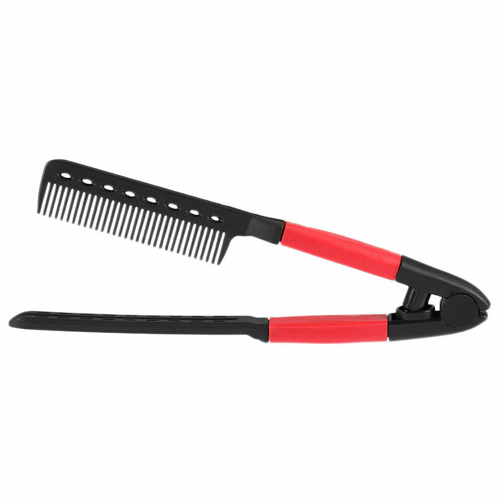 Hair Straightener Spring Grip Straightening Comb Flat Iron Help Hair Dryer Brush