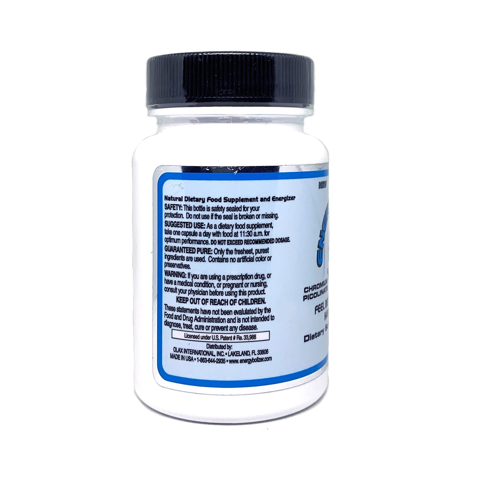 Energybolizer Original Formula AUTHORIZED SELLER Dietary Supplement (30 Caps)