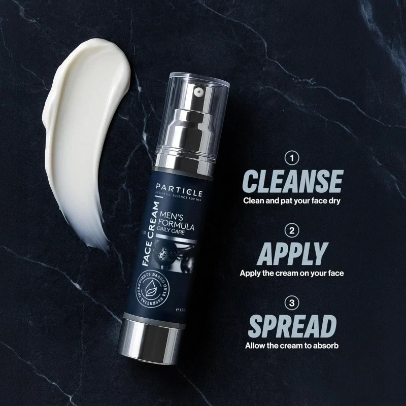 3X Particle Face Cream for Men 6-in-1 Anti-Aging Moisturizer Eye Bags Spots