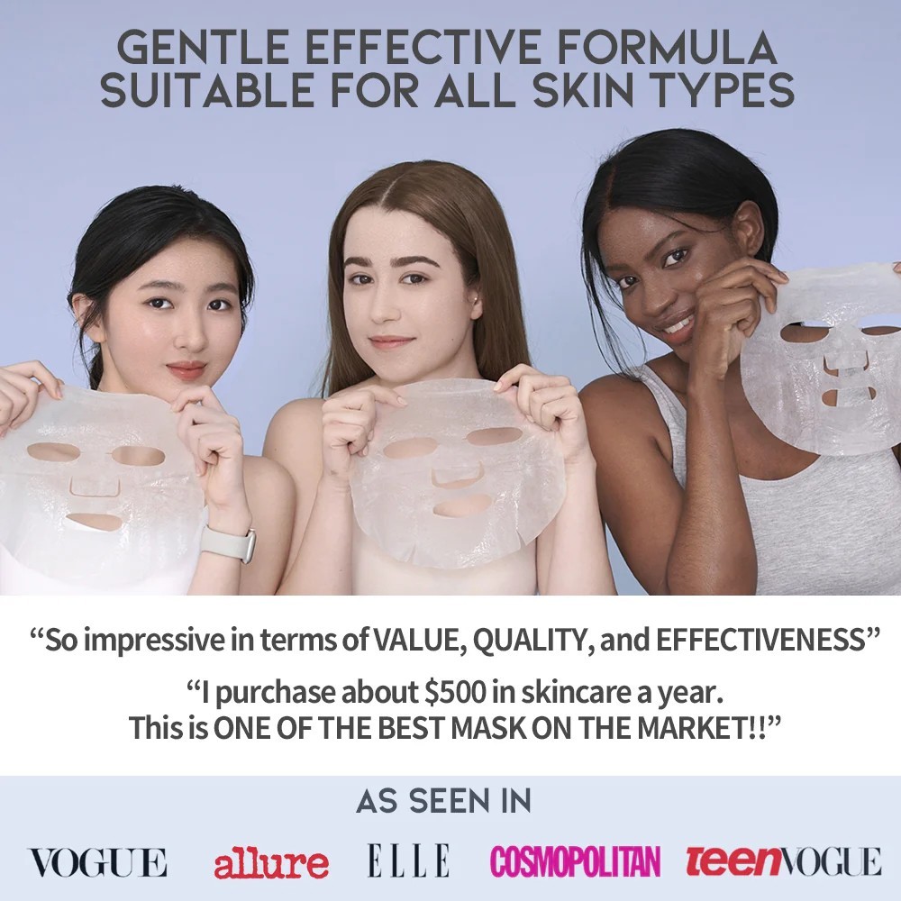 NEW – 15 x OOTD Hydrating Soothing Essence Sheet Vegan Face Masks – Set of 450