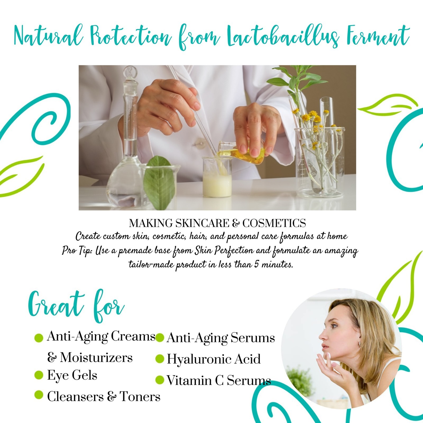 Leucidal Liquid SF Max Lactobacillus Antimicrobial Making Cosmetics Skincare