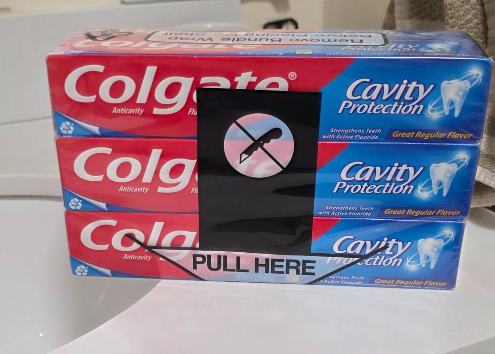 6-Pack Cavity Protection Toothpaste with Fluoride – Refreshing Mint Flavor